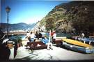 Hangout benches in Vernazza