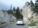Driving in Yellowstone