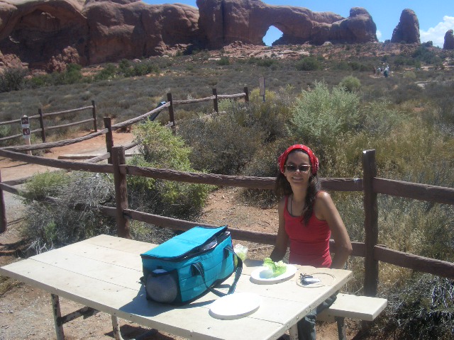 Picnic at Arches National Park