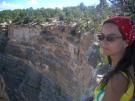 Fernanda at the Grand Canyon