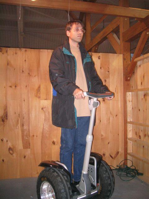 Karl on a Segway