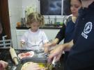 The kids want to make their own pizza