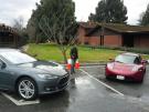 Tesla spotting outside Sunnyvale library