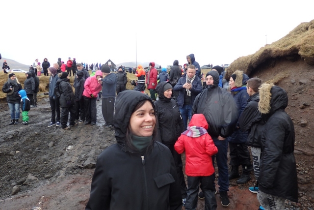 The whole town of Klaksvik comes to the beach