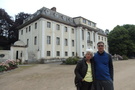 Me and my aunt in front of the "new" Wagenführ family castle