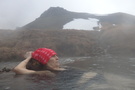 If you keep almost all of your body submerged, it's almost tolerable... If you keep almost all of your body submerged, it's almost tolerable...