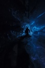 Deep in the ice cave