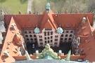 Neues Rathaus, looking down from the top