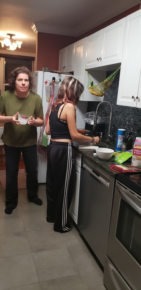 Making dinner