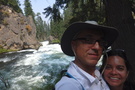 Benham Falls selfie Benham Falls selfie