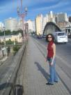 Fernanda, on the bridge